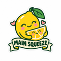 Main Squeeze — Lemon Sticker